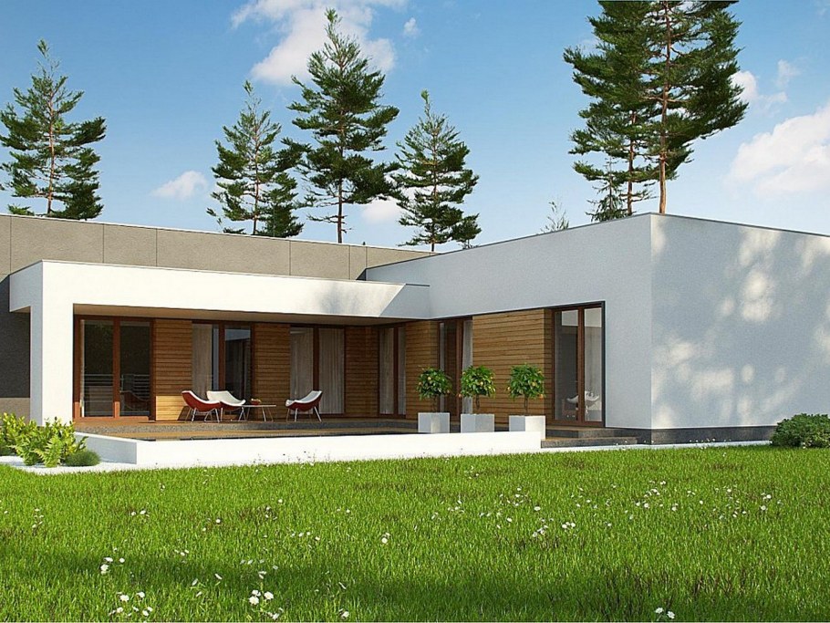 Проект с плоской крышей z500