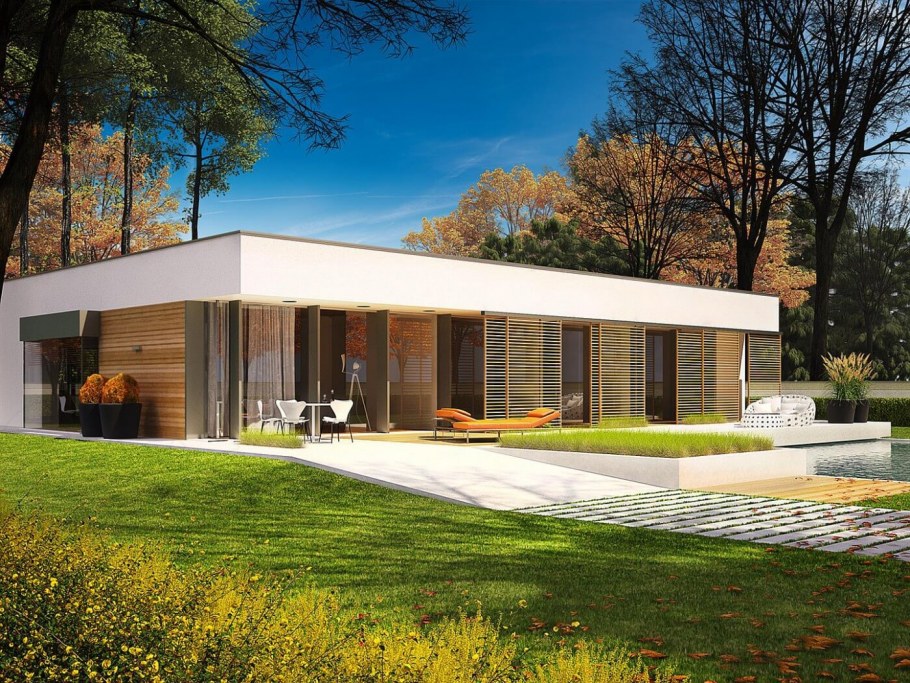 Проект с плоской крышей z500