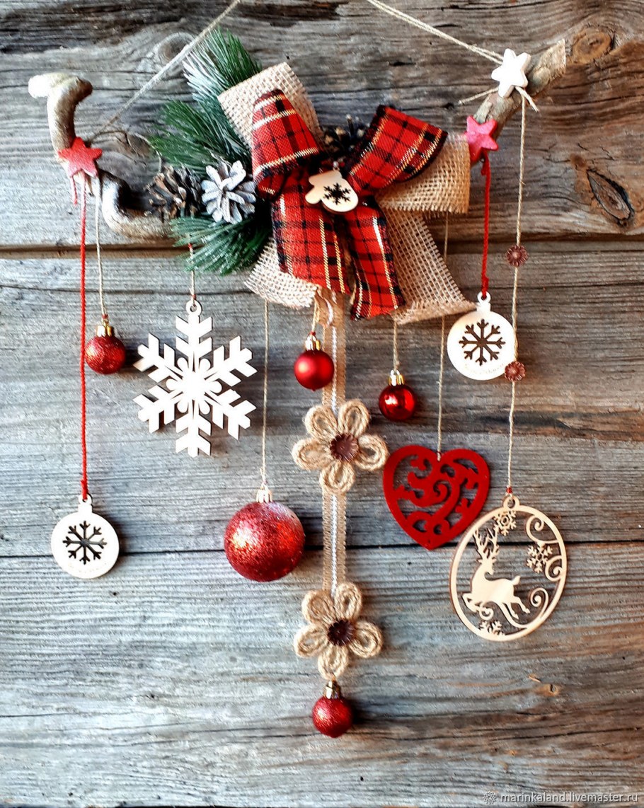 Новогодние интерьерные подвески
