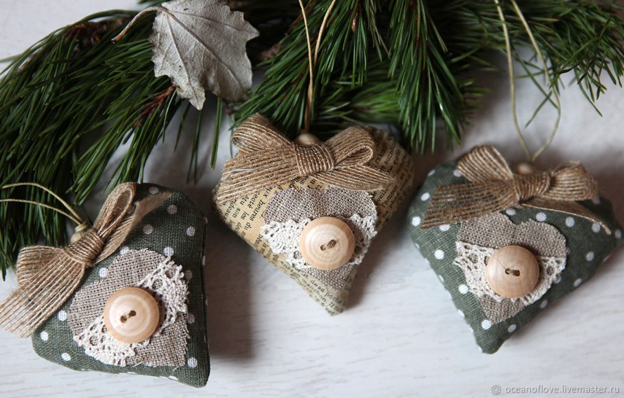 Елка в стиле рустик