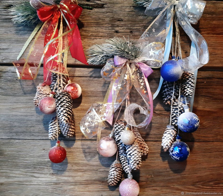 Новогодний декор полок