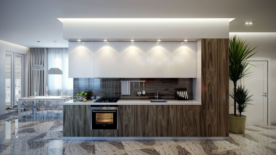 Кухонный гарнитур прямой 3 метра