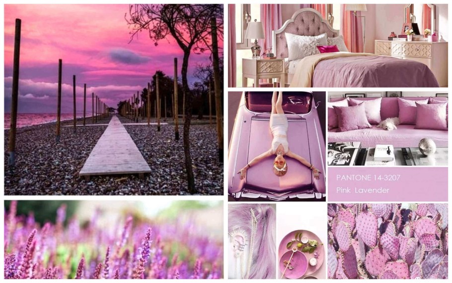 Серо фиолетовые стены