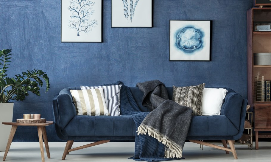 Интерьеры в синих тонах