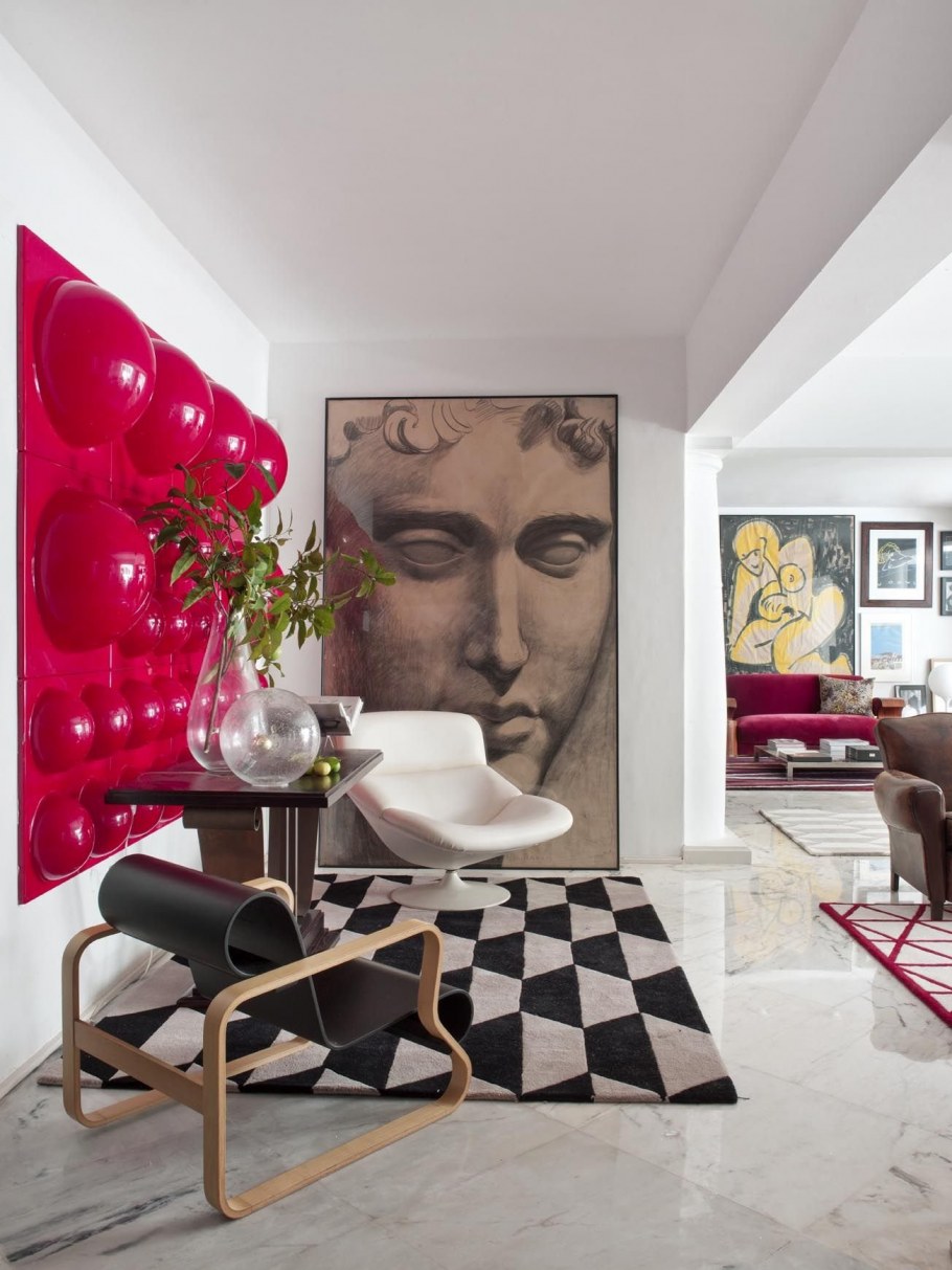 Диван в стиле поп арт