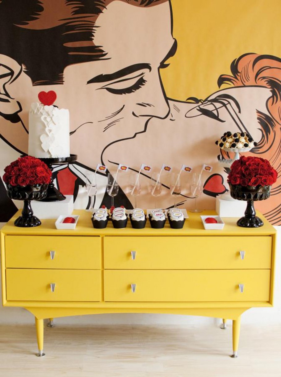 Декор в стиле поп арт