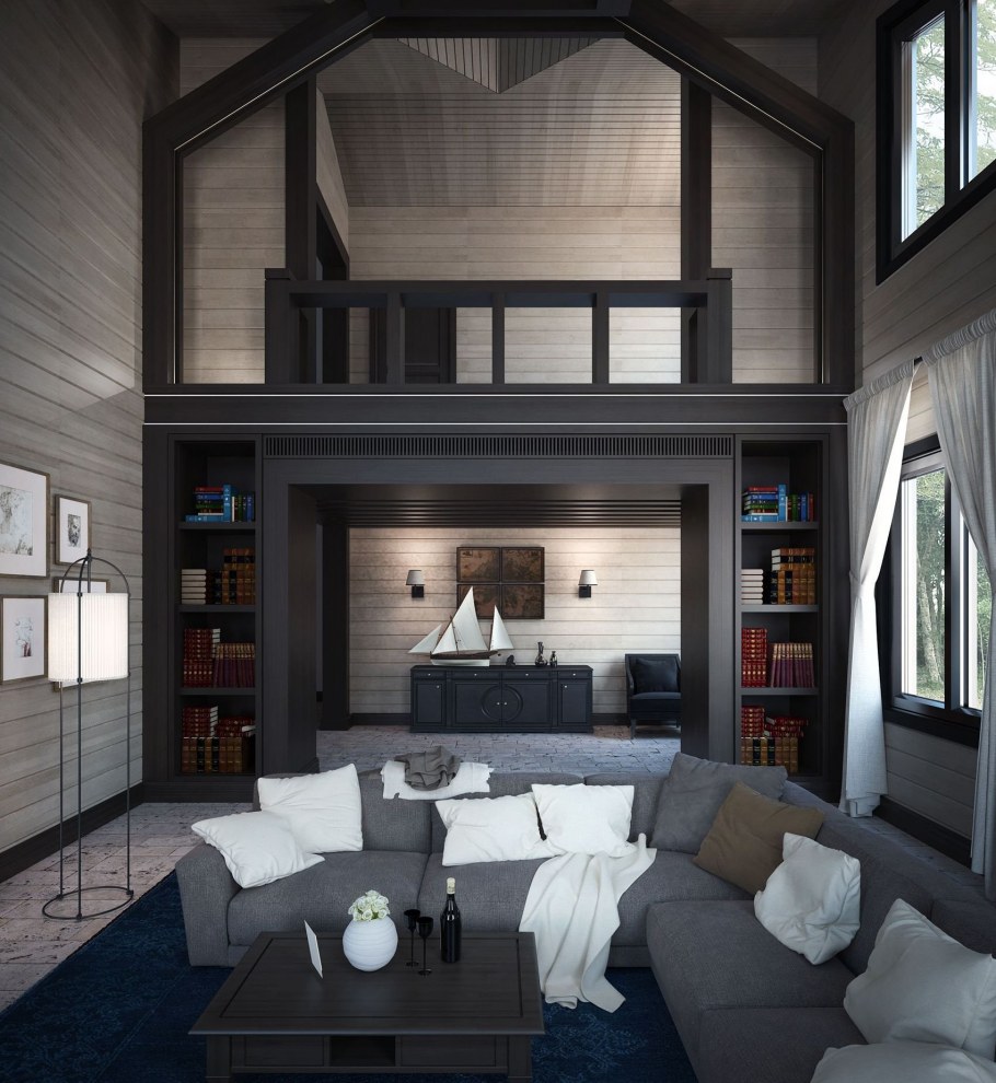 Гостиная со вторым светом