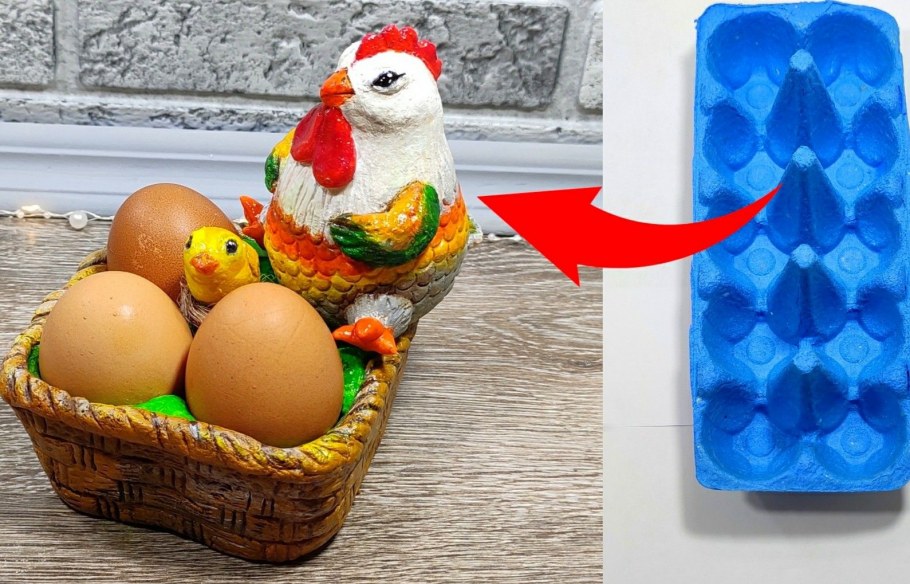 Корзина из шишек