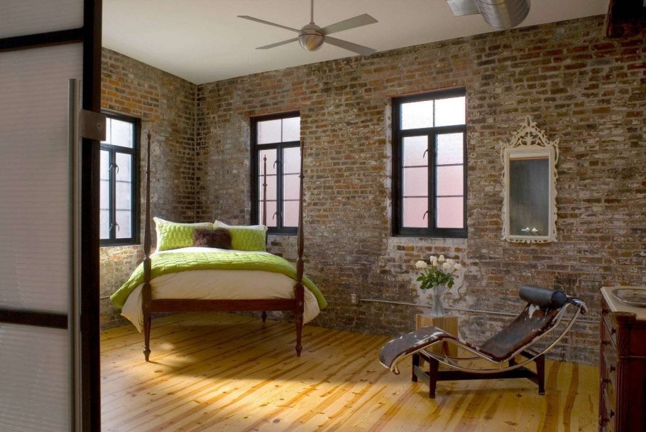 Отделка коридора декоративным камнем