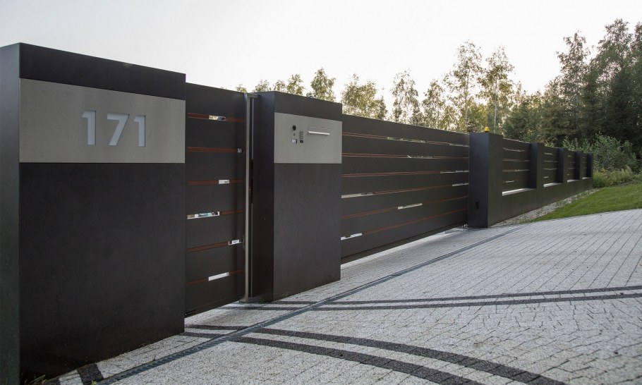 Забор в стиле Модерн pb01