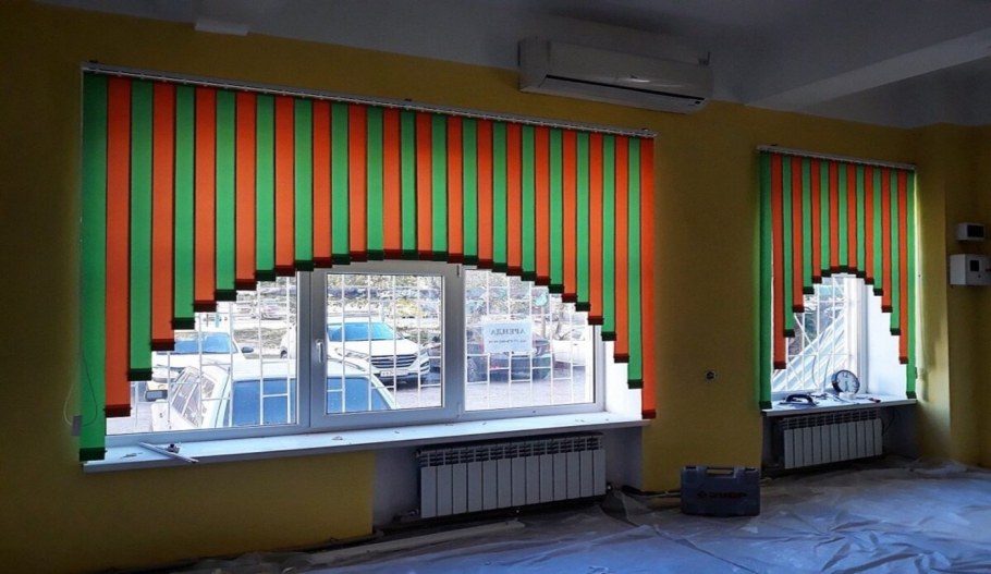 Мультифактурные жалюзи арка