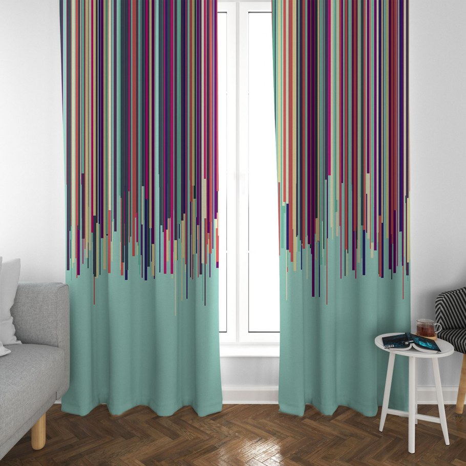 Шторы в серую гостиную