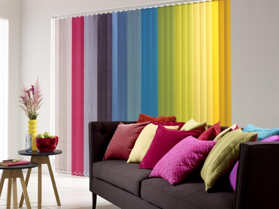 Жалюзи вертикальные тканевые Леруа