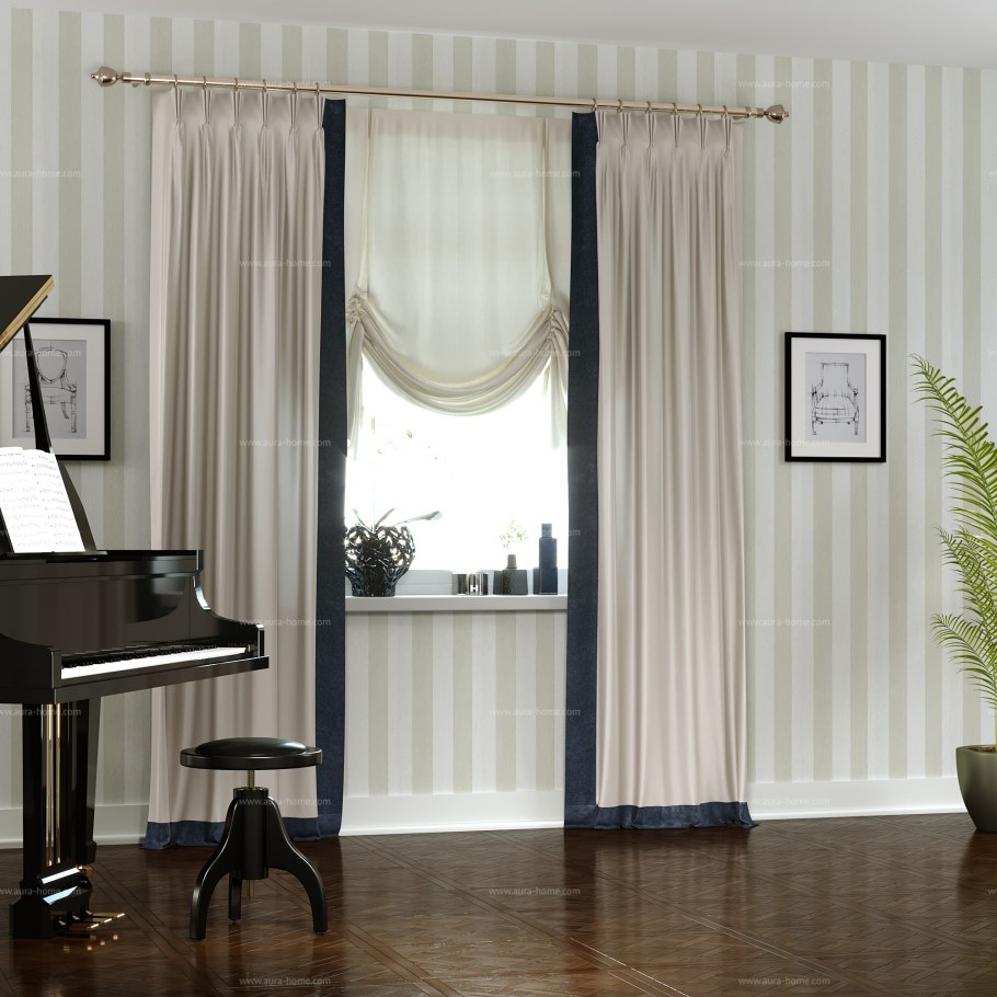 Тюль с кантом