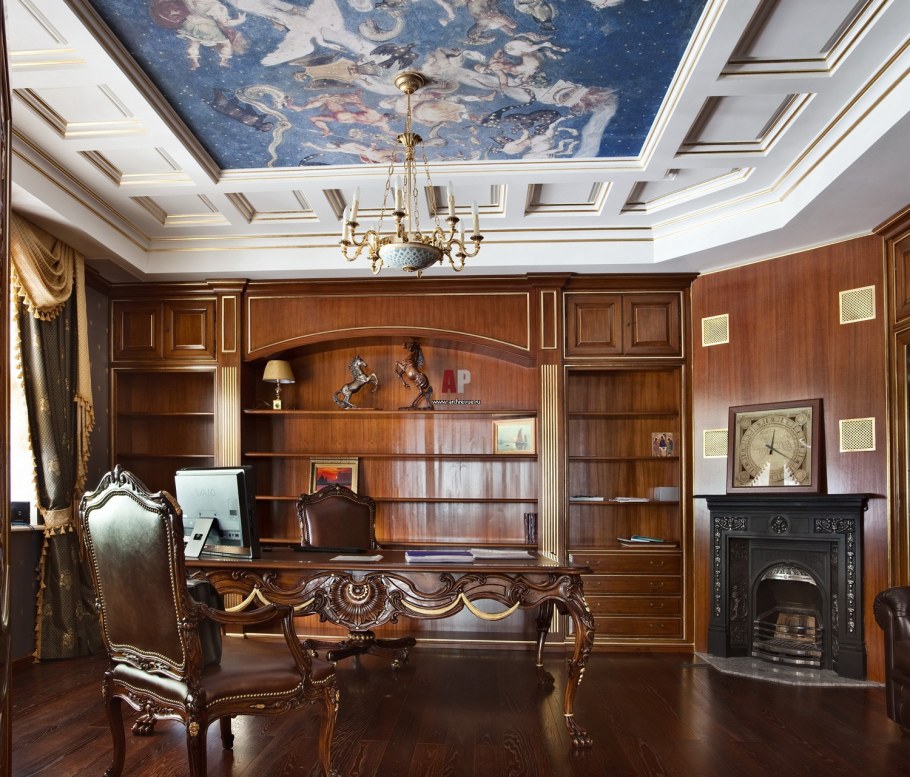 Интерьер кабинета в георгианском стиле