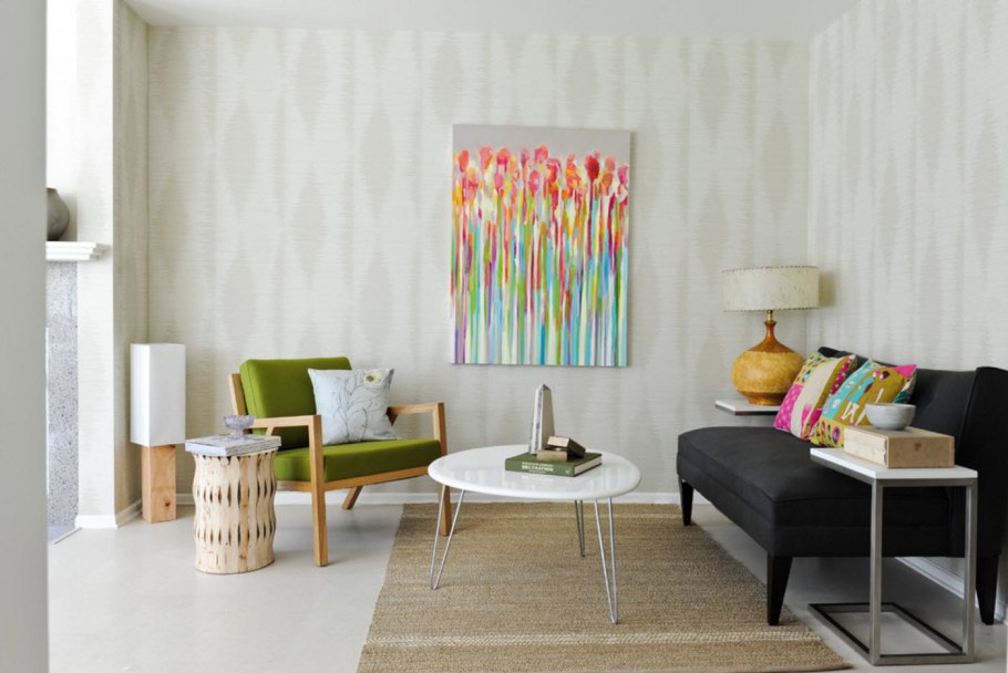 Модные обои в интерьере