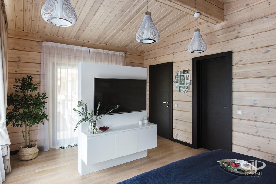 Дом из профилированного бруса интерьер