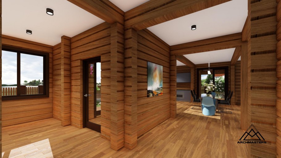 Готланд дом из клееного бруса