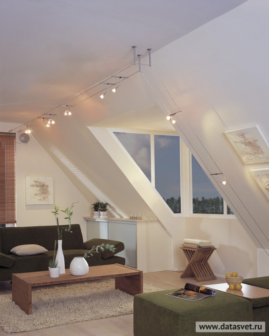 Двускатная крыша с чердаком