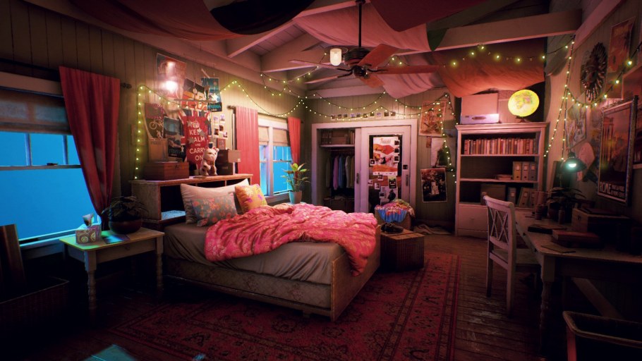 Большая уютная спальня