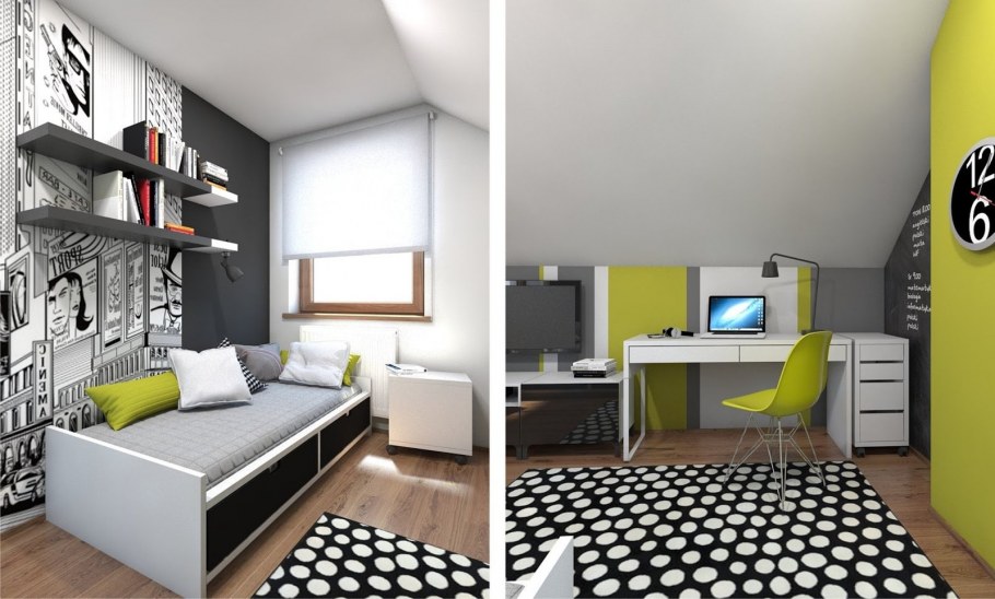 Интерьер комнаты для подростка