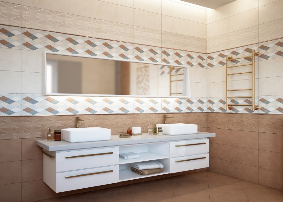 Настенная плитка Birma рельефная twu09bir004 24.9х50 керамическая