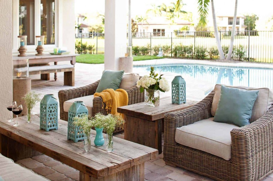 Гостиная в морском стиле