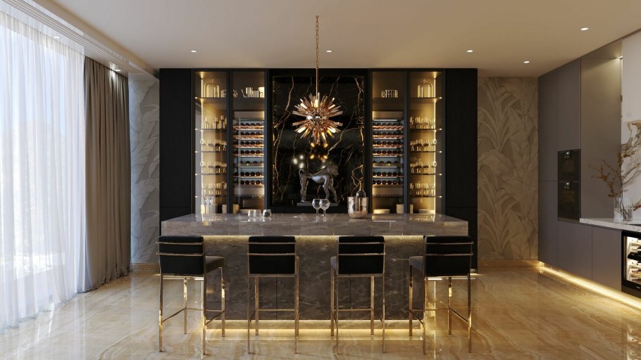 Стили в интерьере арт деко с лакшери