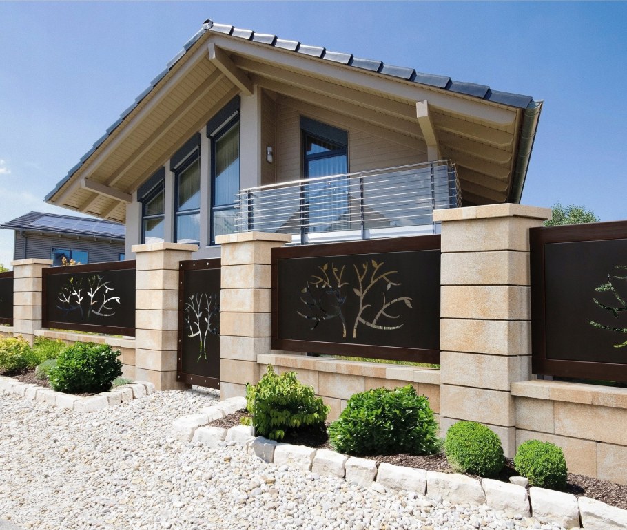 Красивые современные заборы