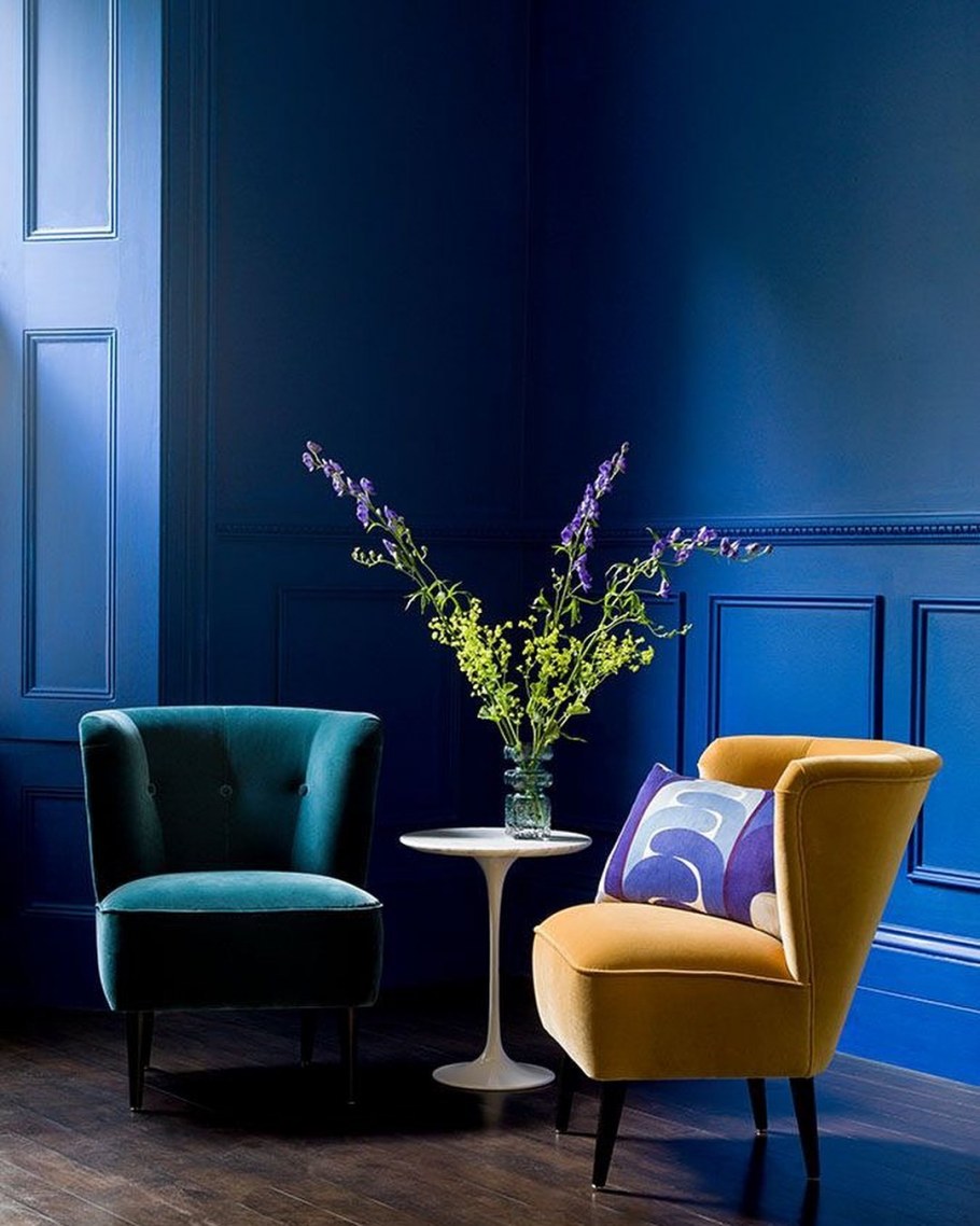 Сложные цвета в интерьере