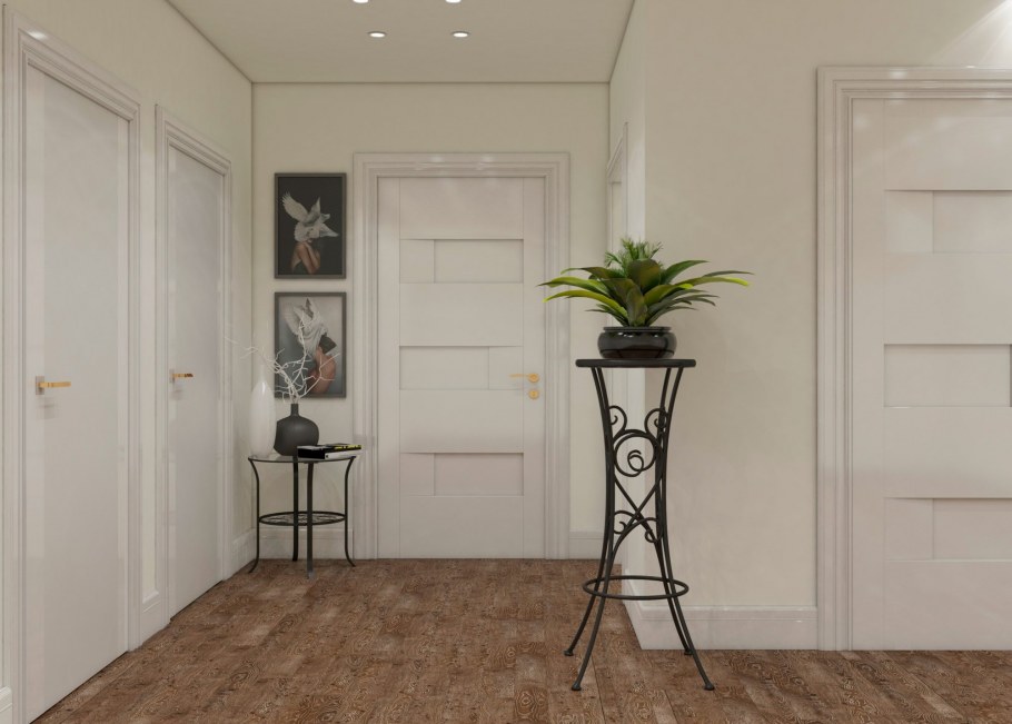 Алюминиевый плинтус скрытого монтажа р-1-20 анодированный