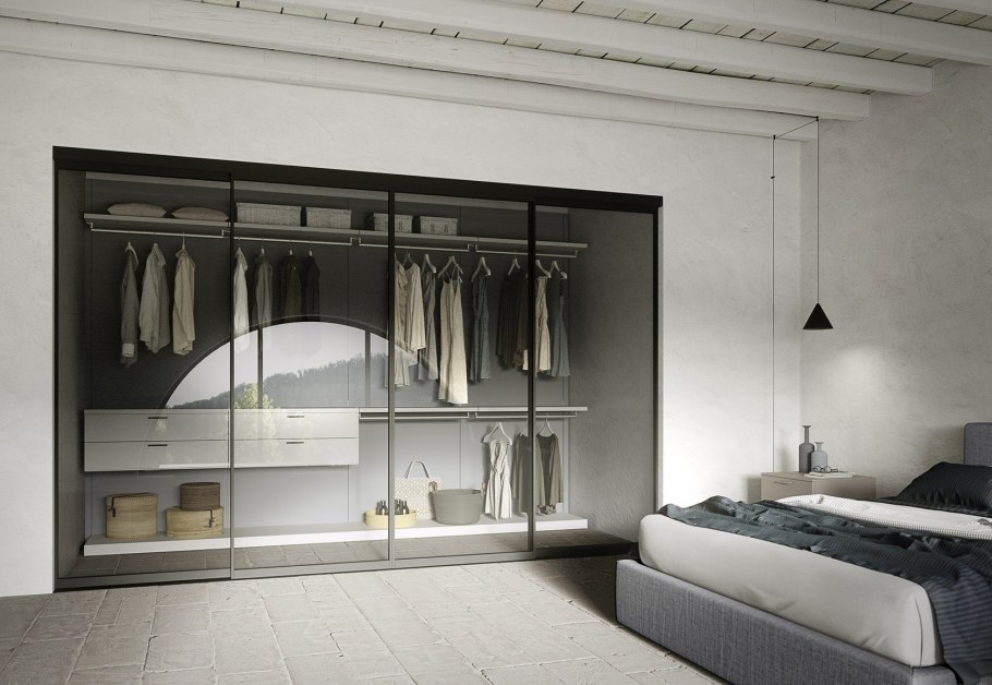 Гардеробная в современном стиле