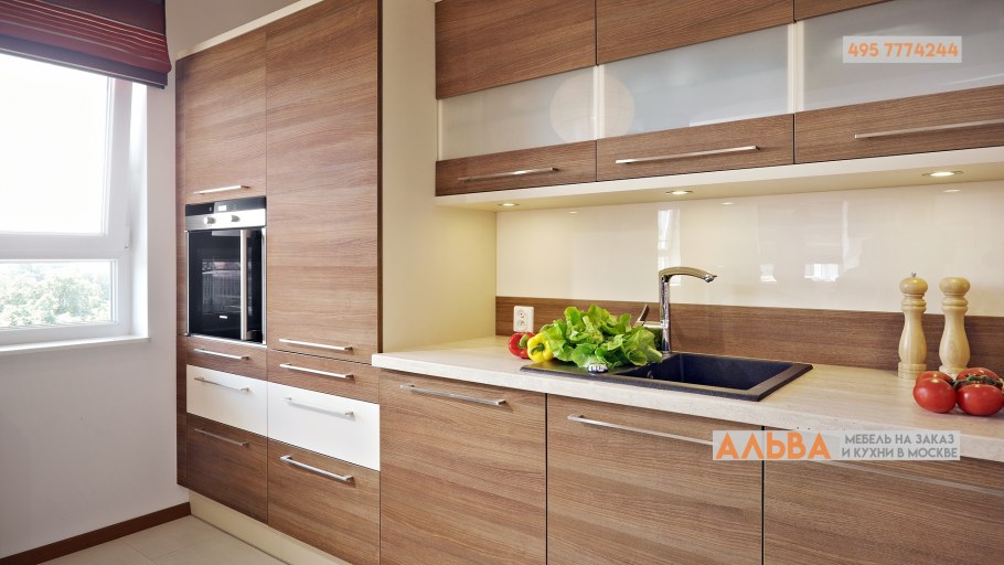Кухни древесные декоры