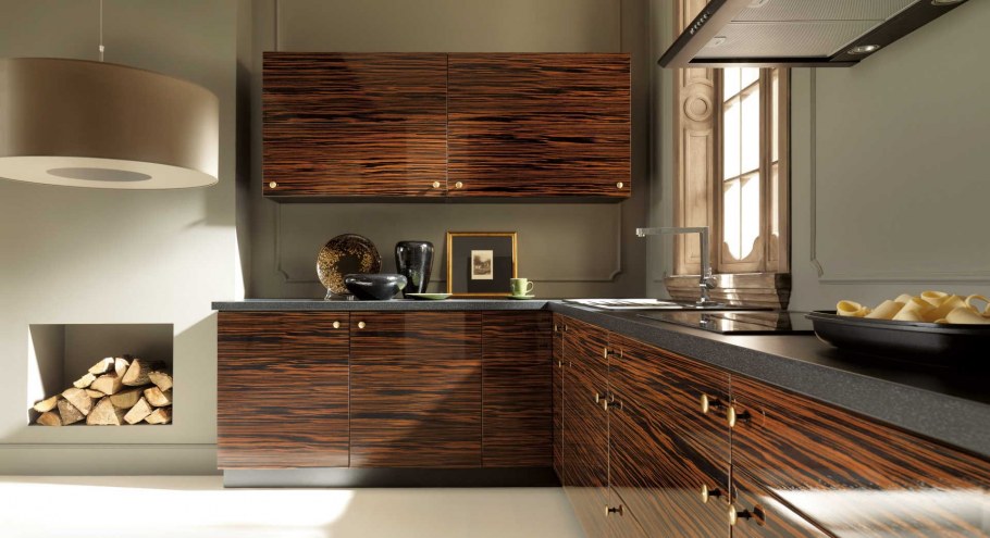 Кухни зебрано Джулия Новарс