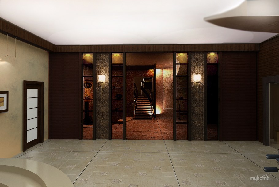 Темные двери в интерьере