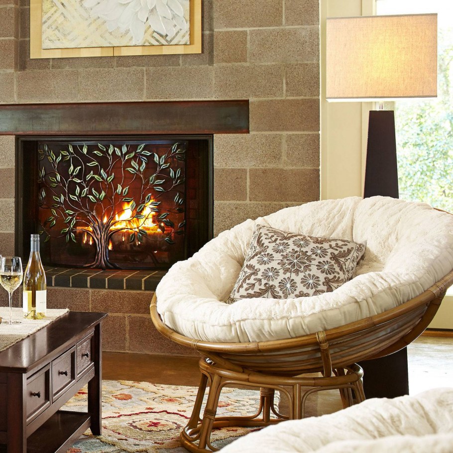 Камин Vision 60 log led Royal Flame в интерьере