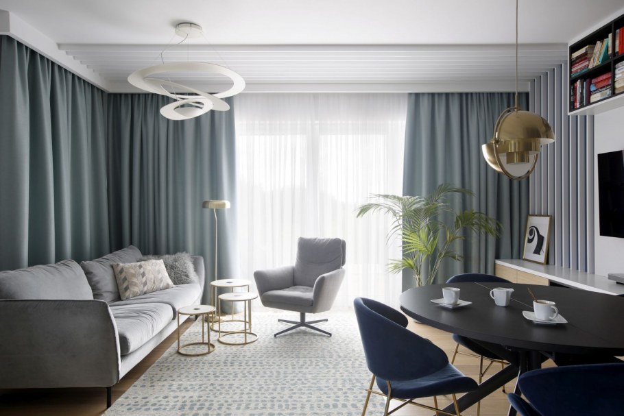 Интерьер стильной комнаты 2021