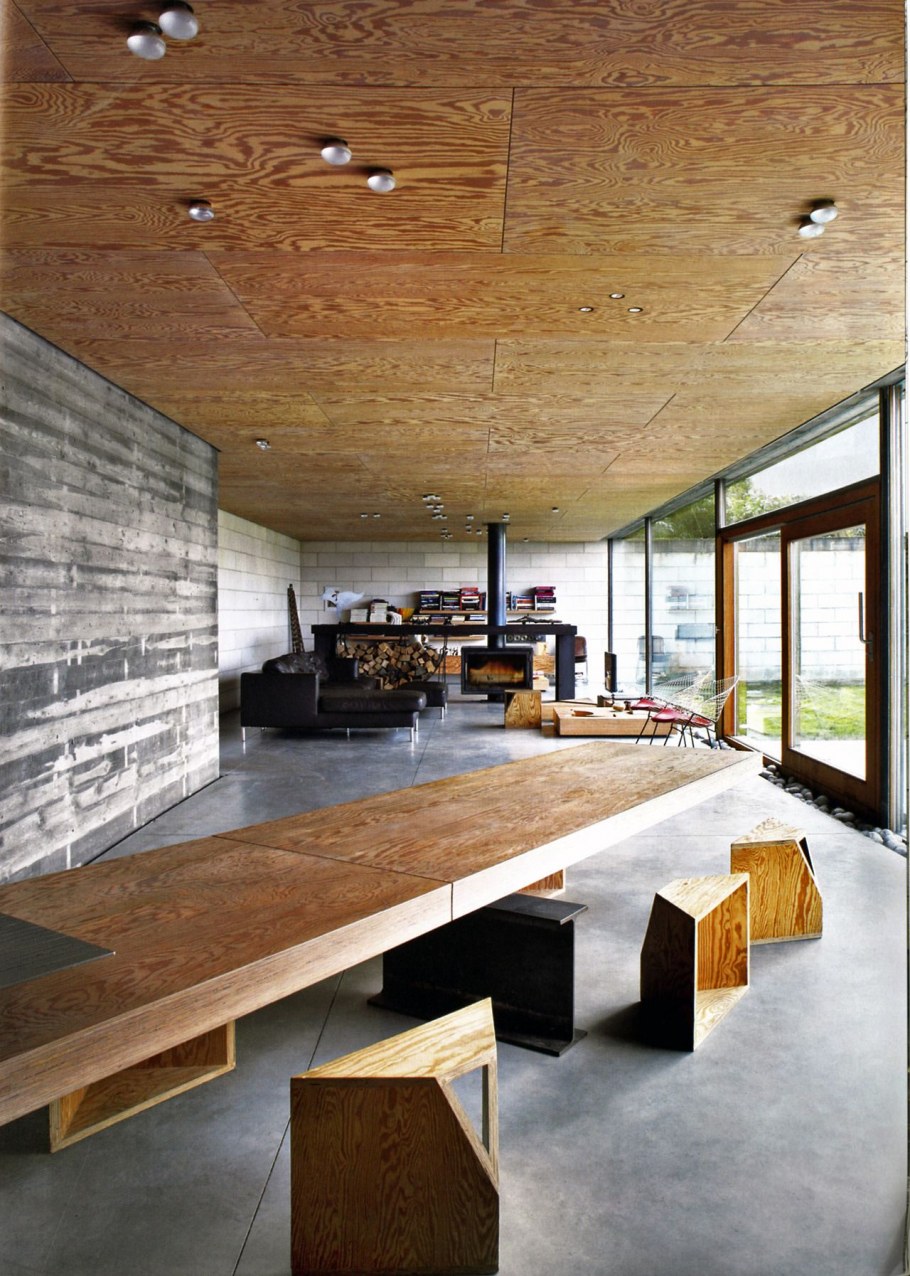 Фанера в интерьере