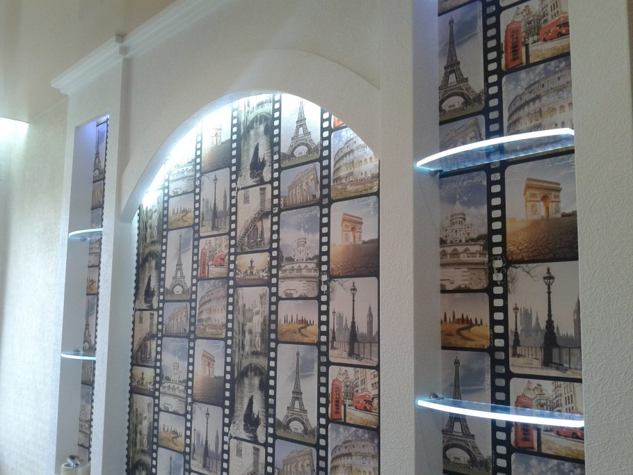 Декор ниши в стене