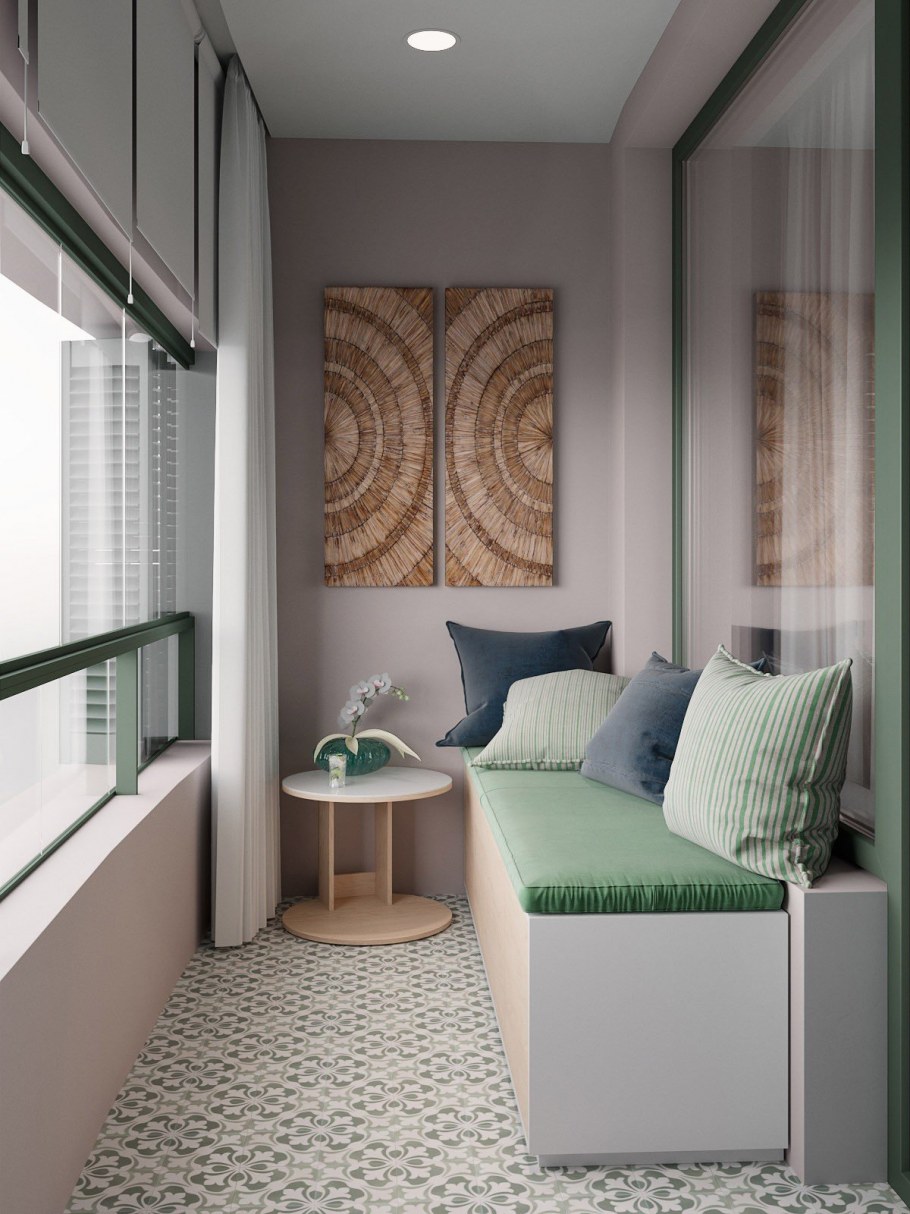 Интерьер лоджии