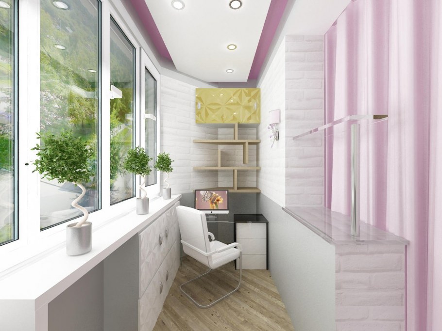 Идеи дизайна балкона