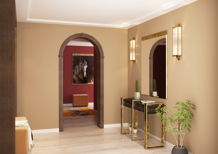 Профиль Дорс 3x орех пекан