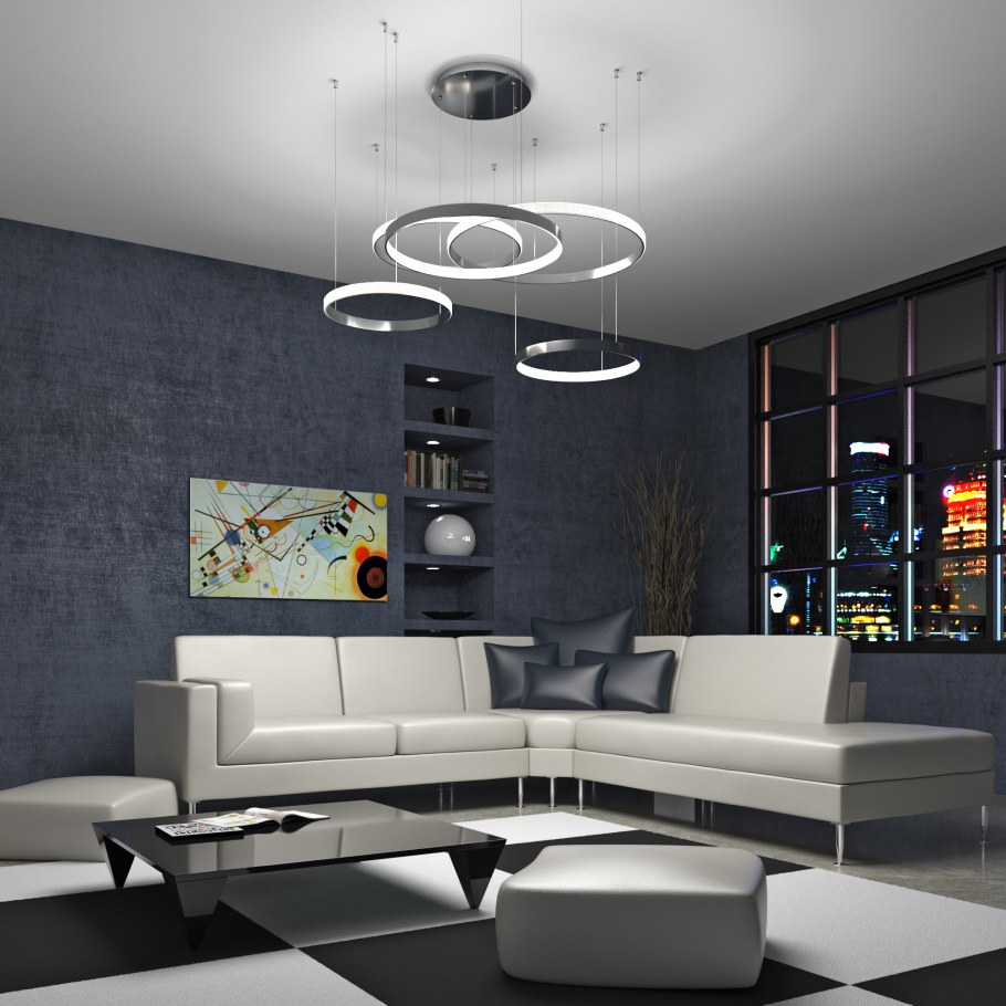 Люстра светодиодная Eurosvet Smart Posh 90275