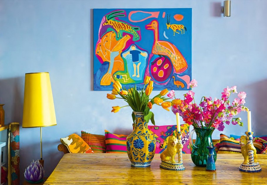 Яркие краски в интерьере