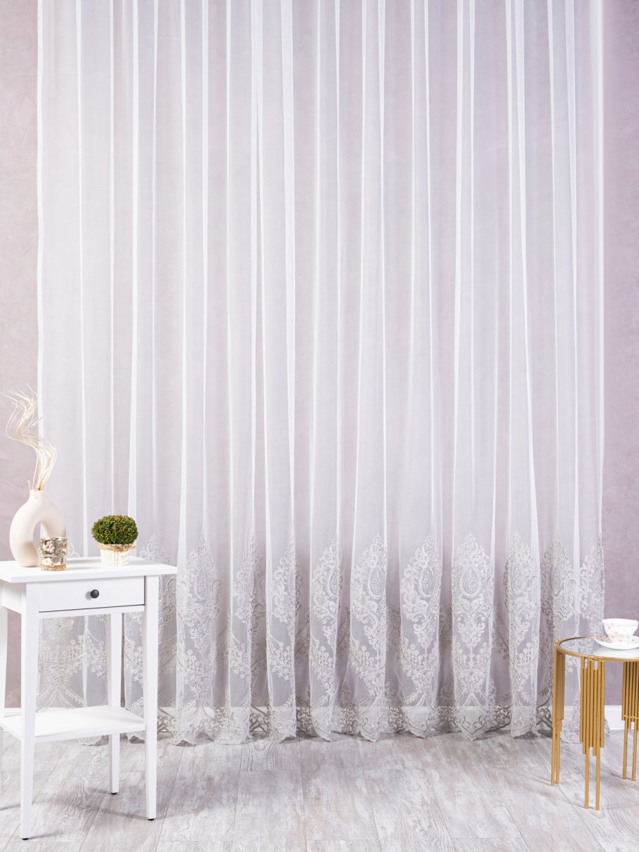 Шторы сетка в интерьере