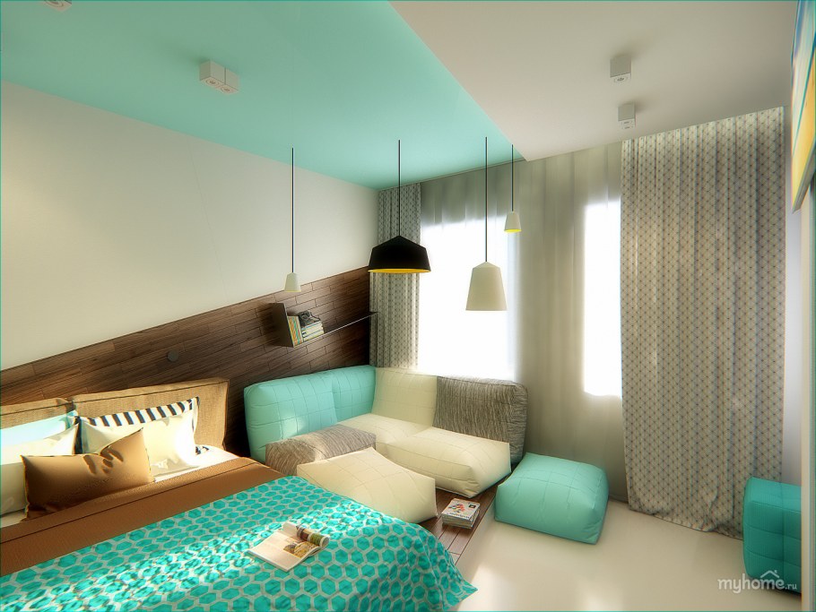 Трапециевидная спальня