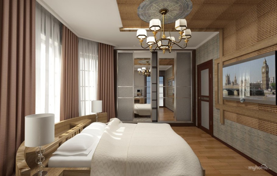 Спальня в таунхаусе