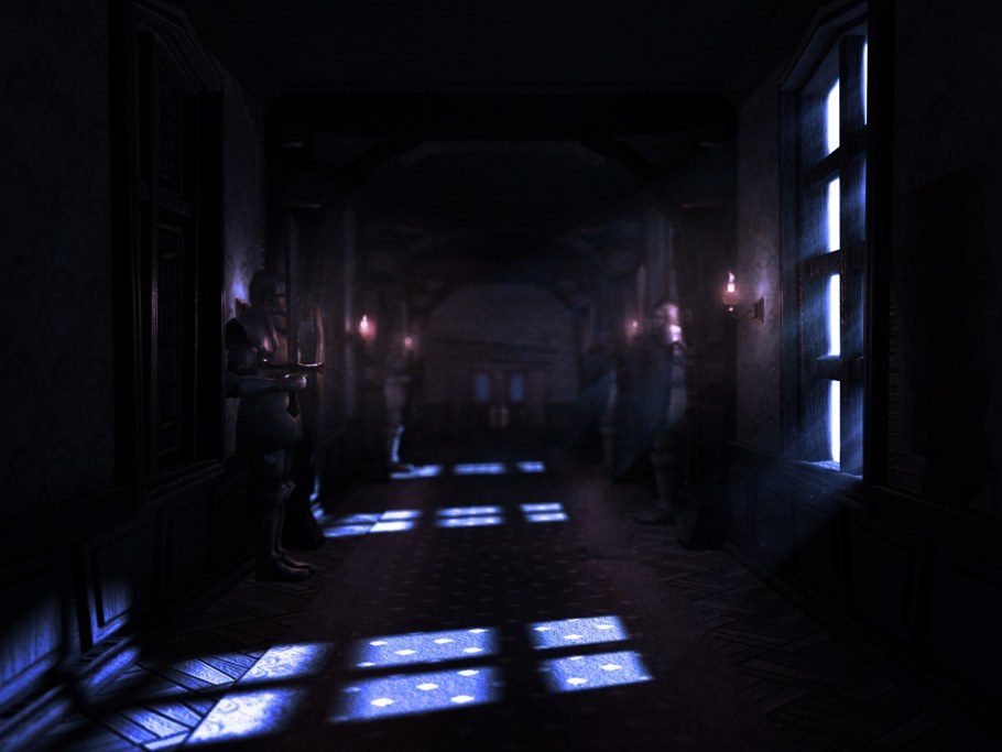 Тёмный коридор аниме