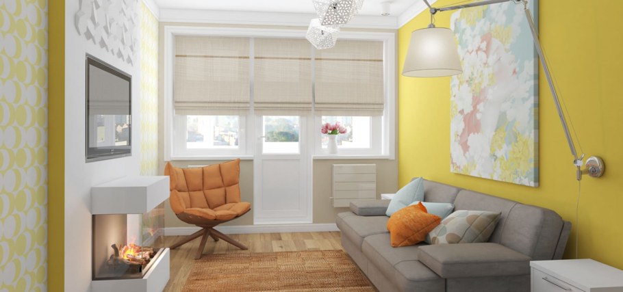 Квартира 64 кв.м в скандинавском стиле