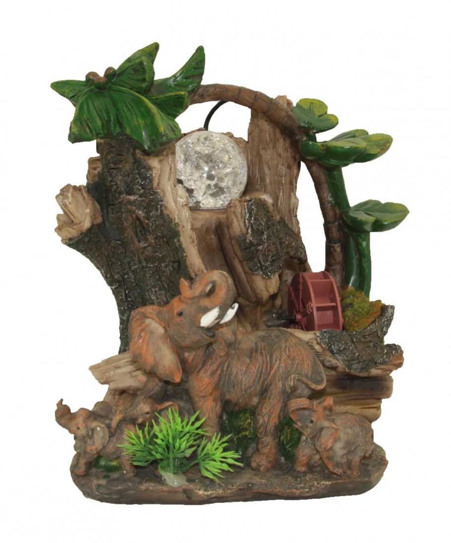 Фонтан слоны декоративный